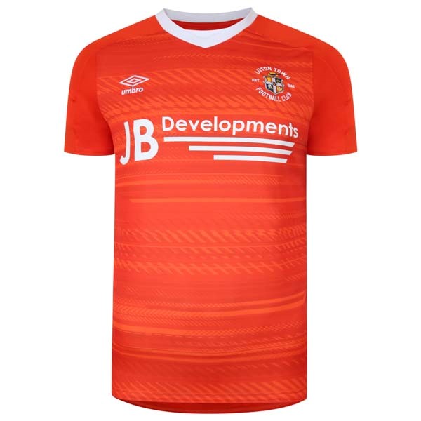 Heimtrikot Thailand Luton Town 2021-2022 Günstige Fußballtrikots